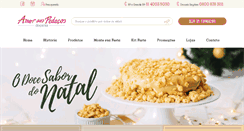 Desktop Screenshot of amoraospedacos.com.br